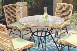 Table de jardin ronde