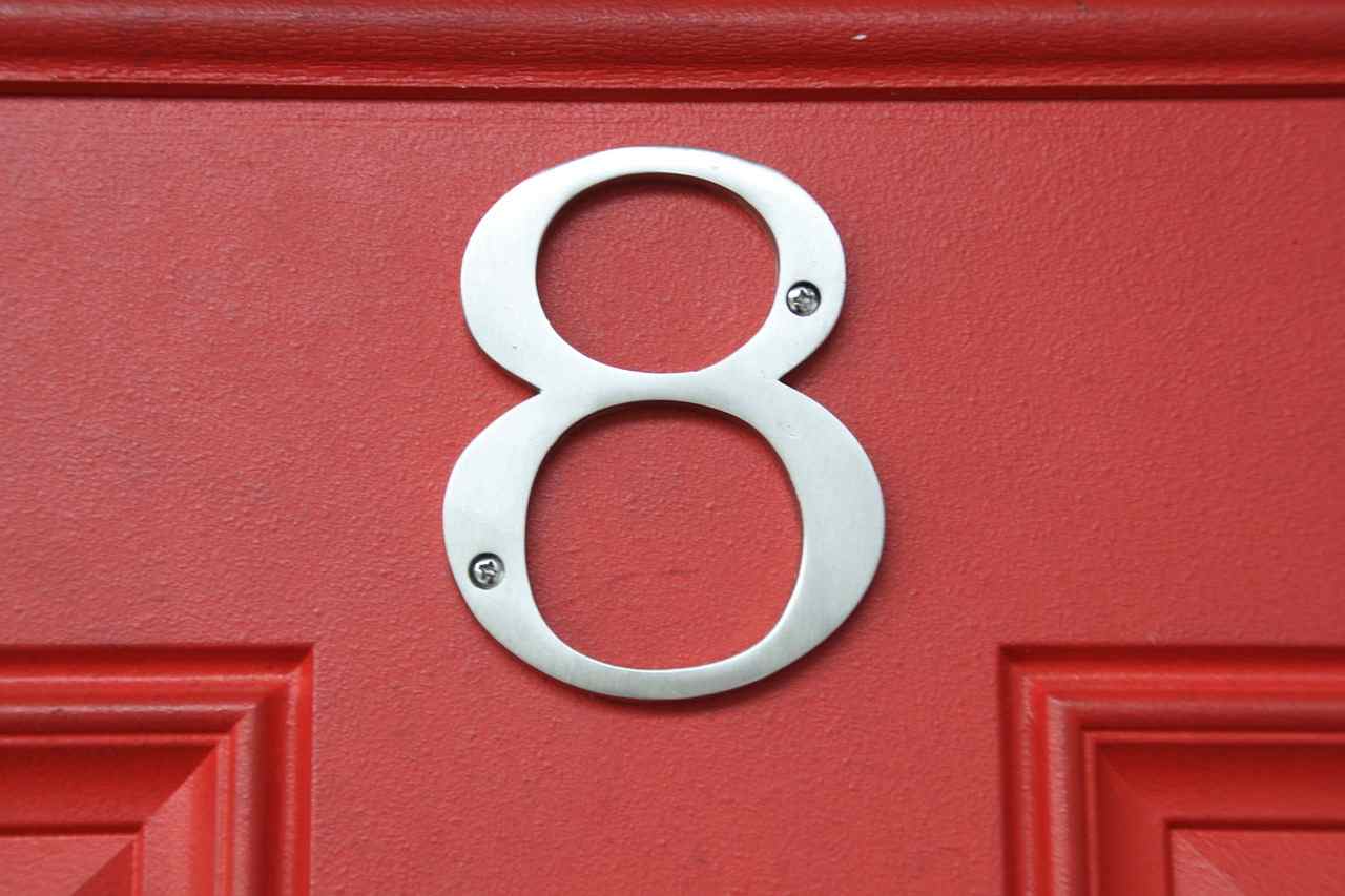 Numéro de maison, numéro de porte en fonte - Jardindeco
