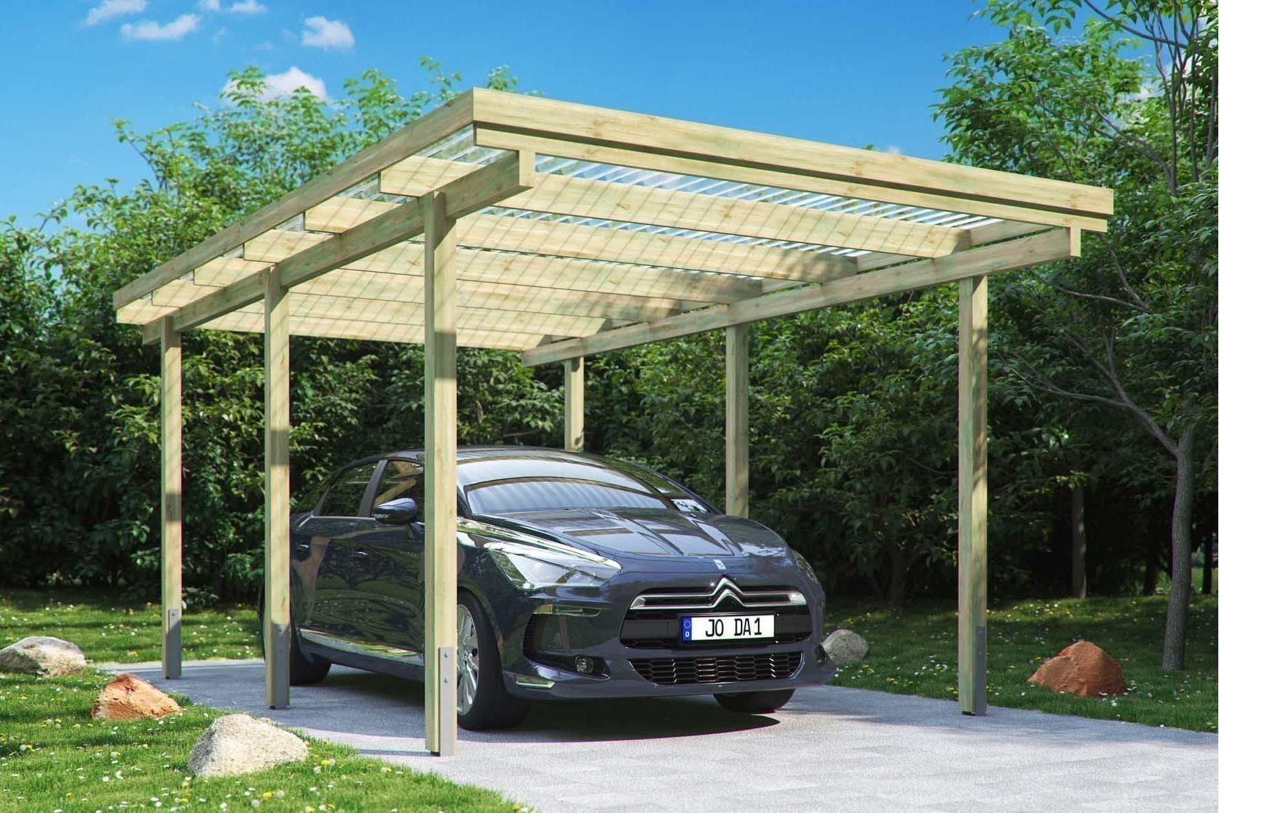 carport toit plat diverses possibilités d'aménagement