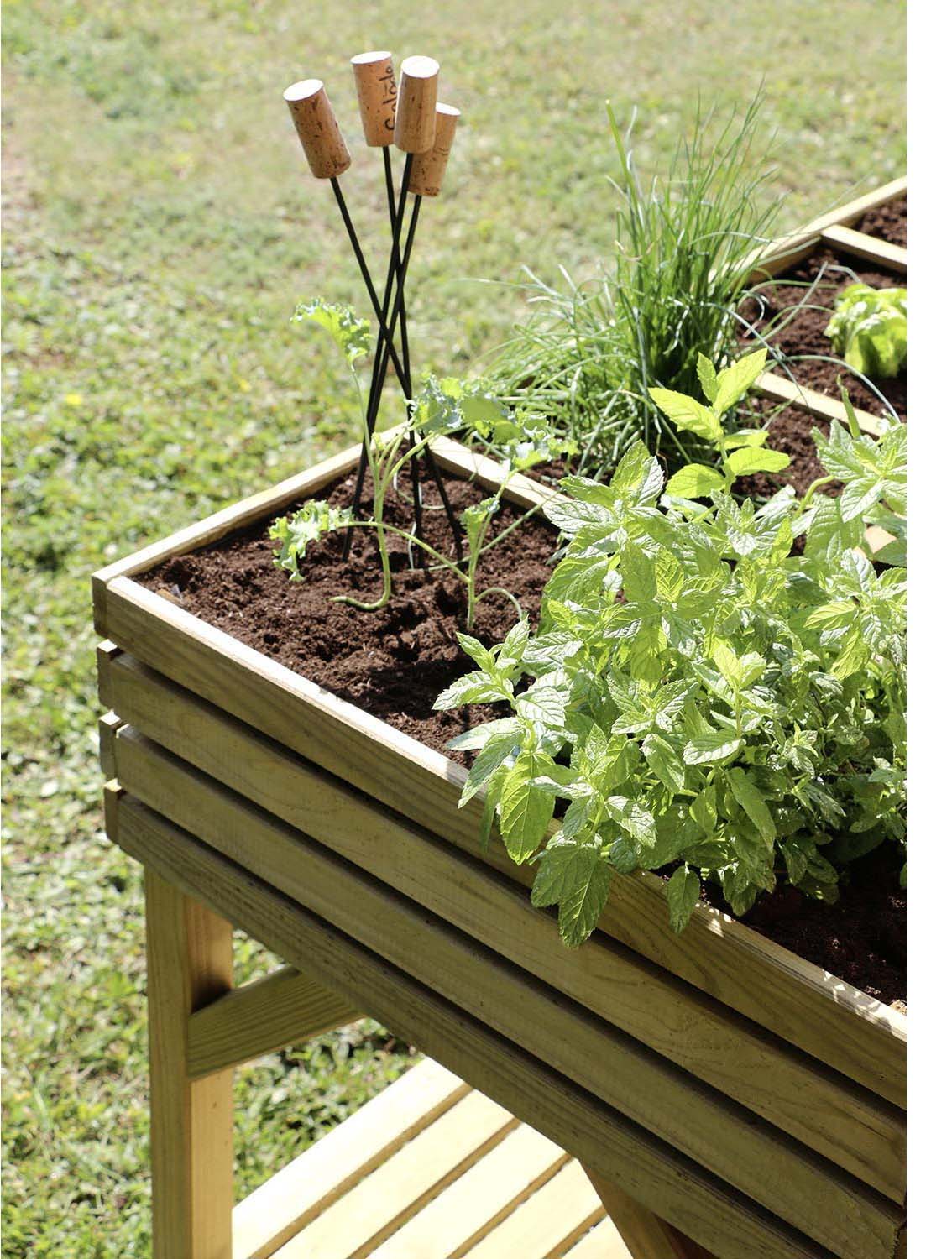 Carré potager sur pied - Jardindeco