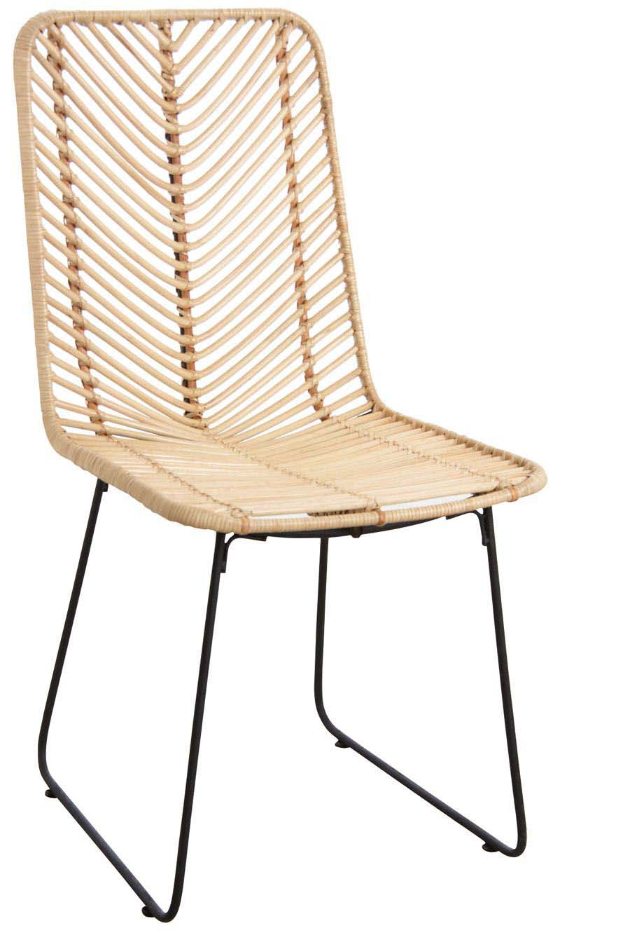 meuble-en-rotin-chaise-design-rotin-et-metal