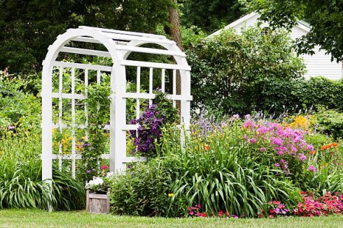 Arche de jardin en bois 