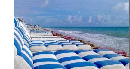 Coussins extérieur, matelas de plage