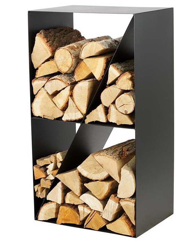 Range bûches intérieur : stockez le bois avec style ! - Jardindeco