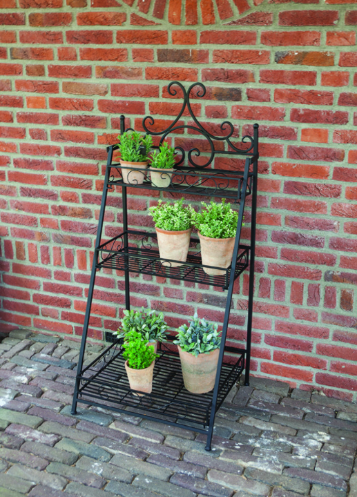 Panier Pot De Fleurs Pot De Fleurs Support De Suspension Pot De Fleurs  Suspendu, Support De Plantes En Fer + Céramique, Balcon De Jardin Pot Blanc  Et Support Noir 