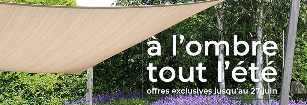 A l'ombre tout l'été : evenenement shopping sur Jardindeco.com