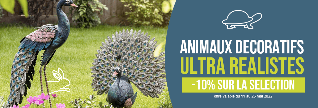 Animaux décoratifs ultra réalistes : evenenement shopping sur Jardindeco.com