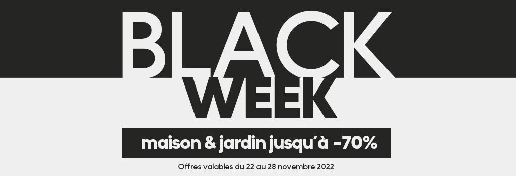 Black friday week sur Jardindeco : evenenement shopping sur Jardindeco.com