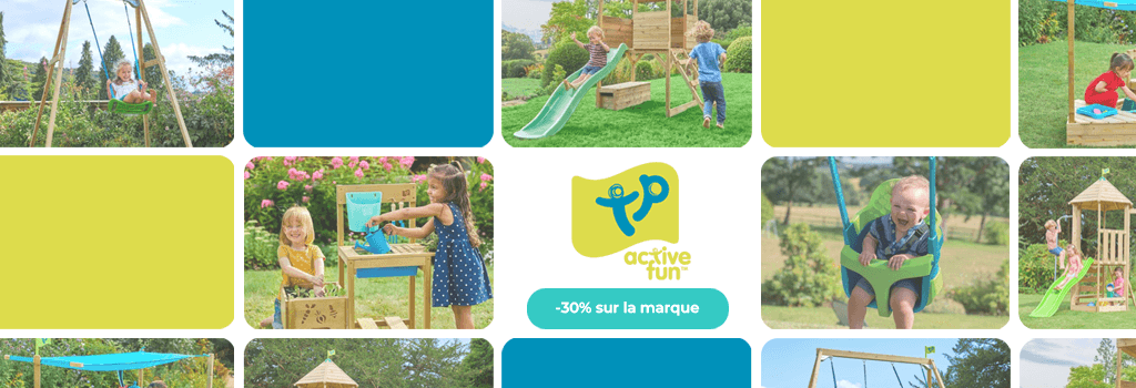 -30% sur la marque Tp Toys : evenenement shopping sur Jardindeco.com