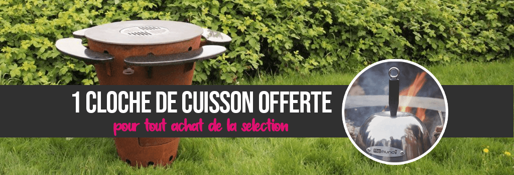 Recevez votre cadeau pour l'achat d'un Barbecue braséro Remundi : evenenement shopping sur Jardindeco.com