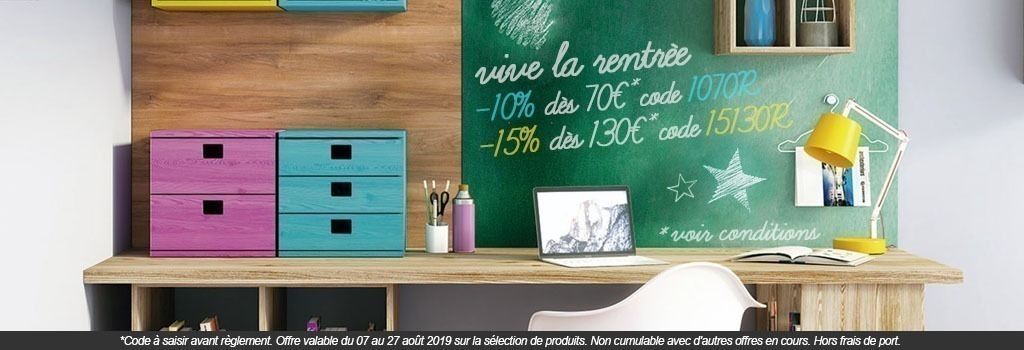 Jusqu'à -15% pour fêter la rentrée : evenenement shopping sur Jardindeco.com