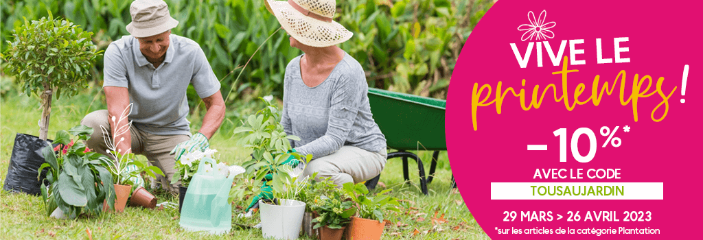 Vive le Printemps : evenenement shopping sur Jardindeco.com