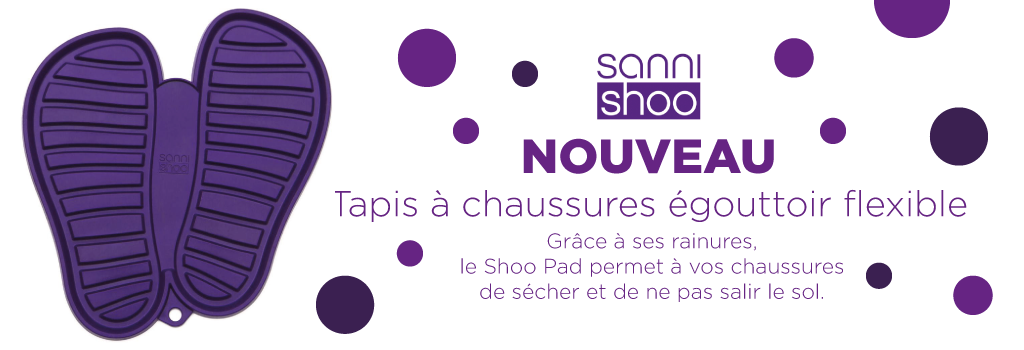 Shoo Pad, un égouttoir à chaussures ultra tendance : evenenement shopping sur Jardindeco.com