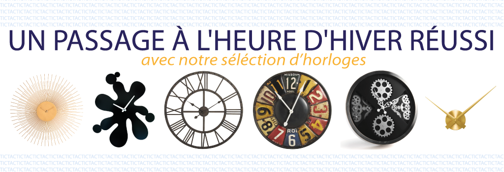 Un passage à l'heure d'hiver réussi : evenenement shopping sur Jardindeco.com