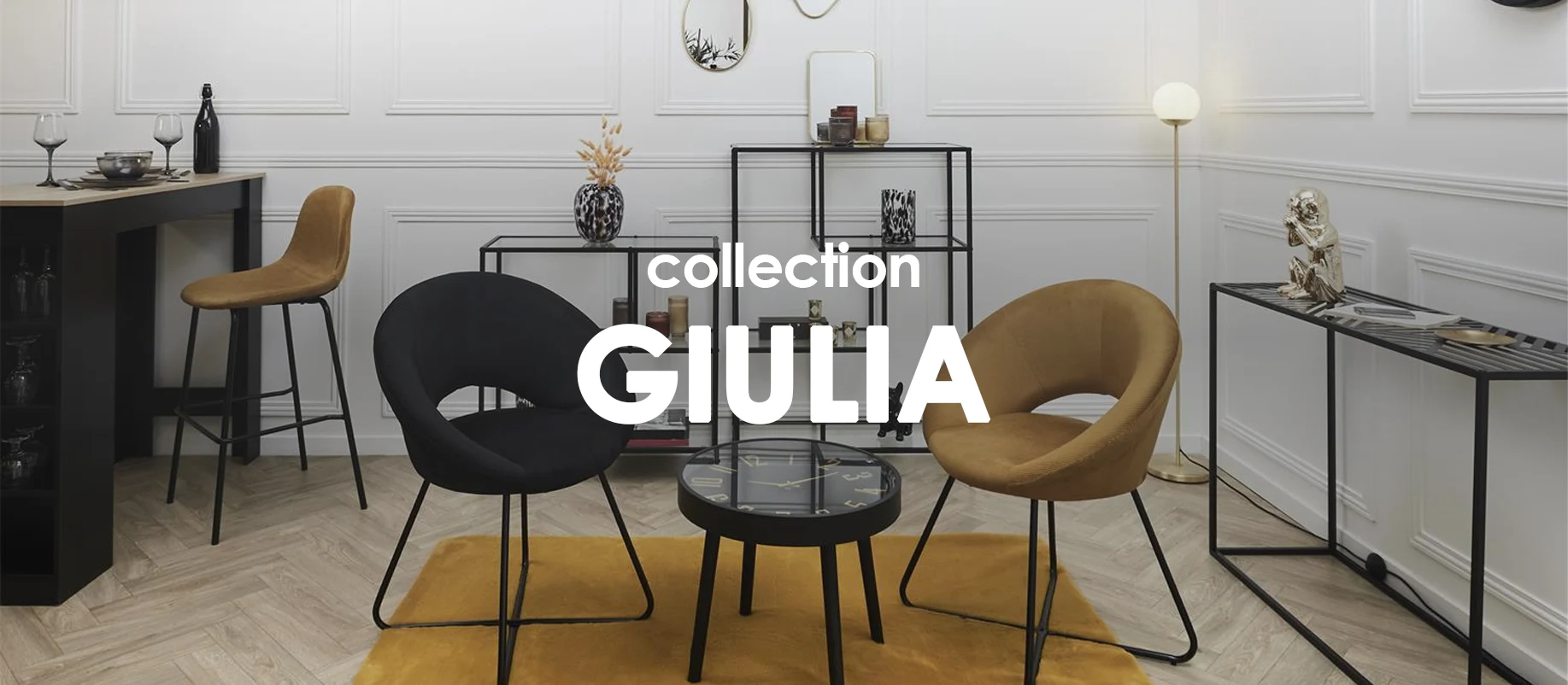 Collection Giulia : evenenement shopping sur Jardindeco.com