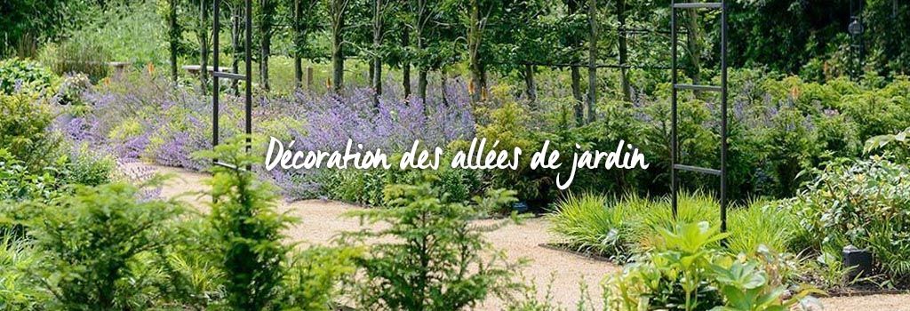 Décoration des allées de jardin : evenenement shopping sur Jardindeco.com