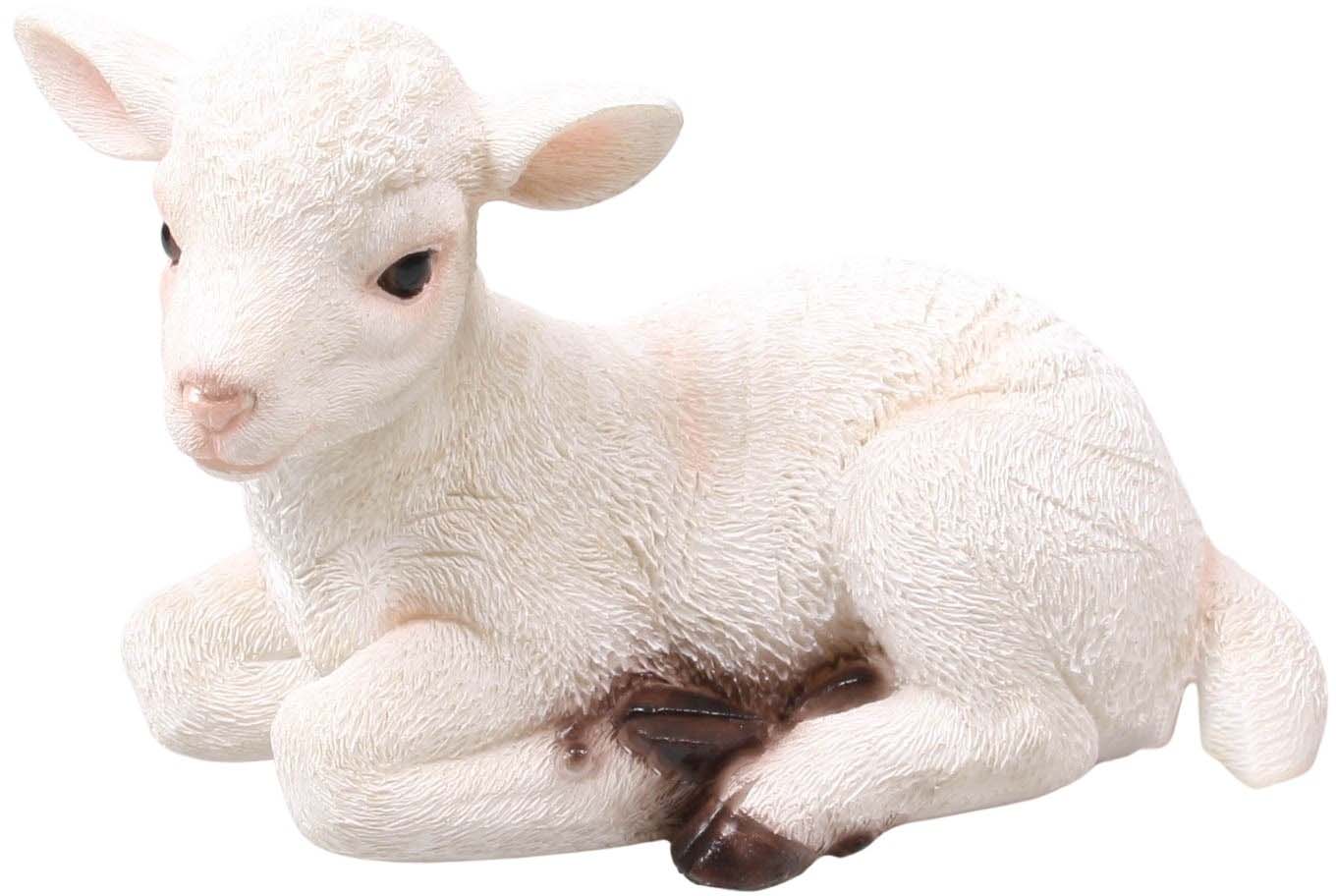 Lot De 6 Moutons Blancs De 20 Cm En Résine – Moutons Pour