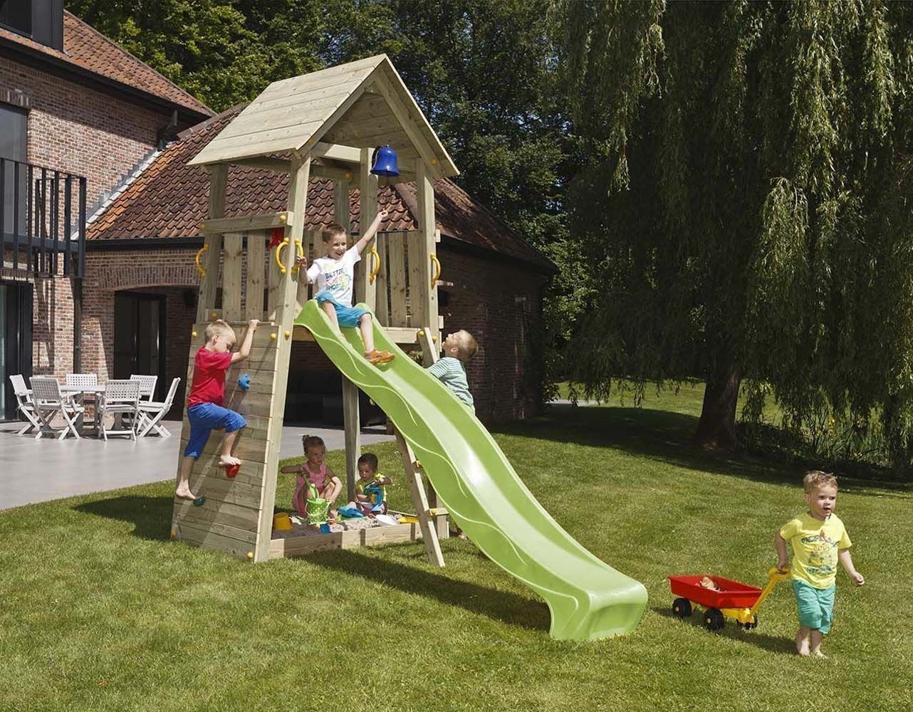 Aire de jeux en bois belvedere (sans balançoire)