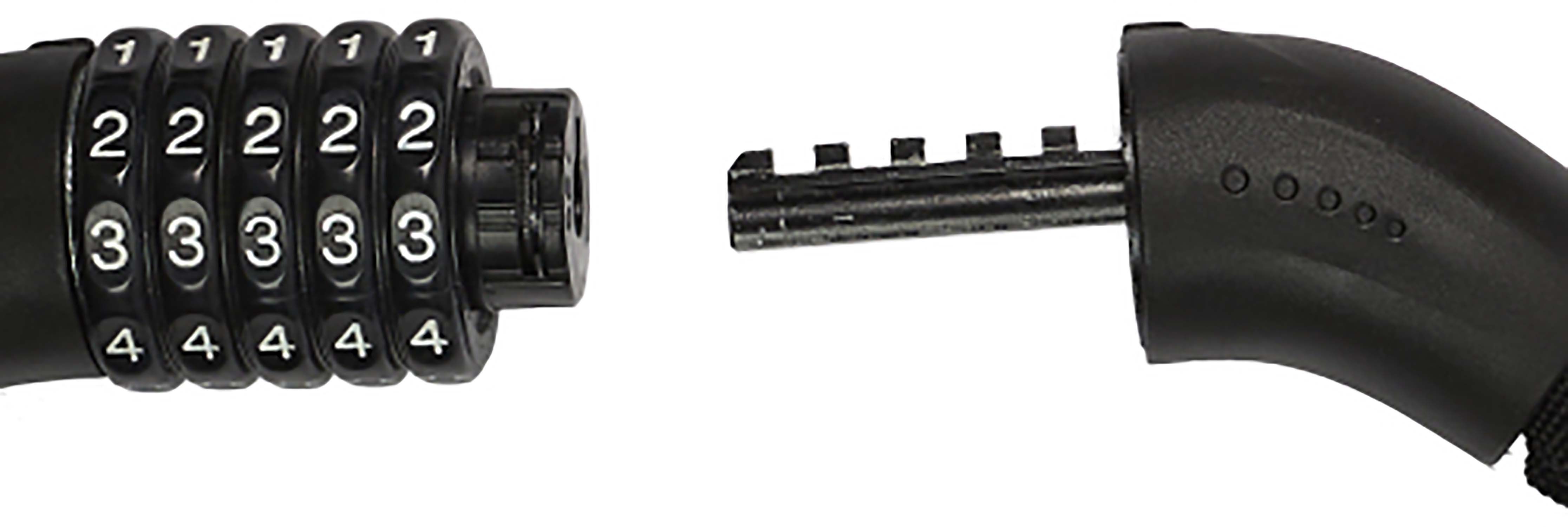 Antivol chaine à code 5 chiffres (lot de 2)