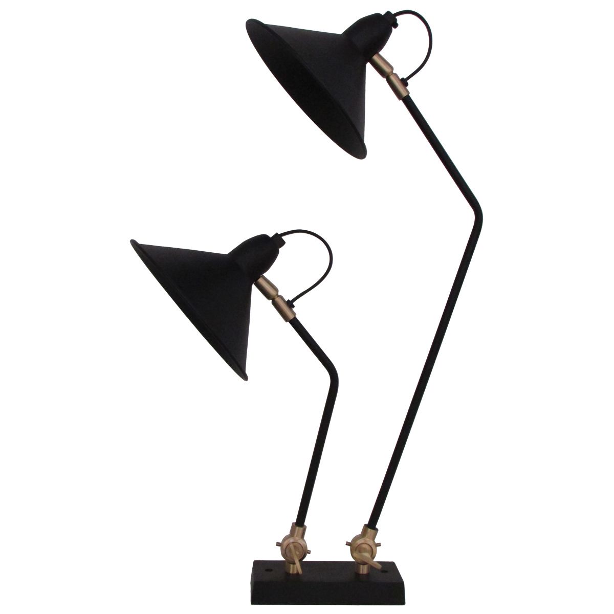 Applique murale en métal desk