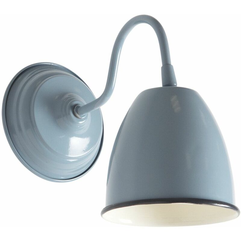 Applique murale en métal laqué Bleu AUBRY GASPARD