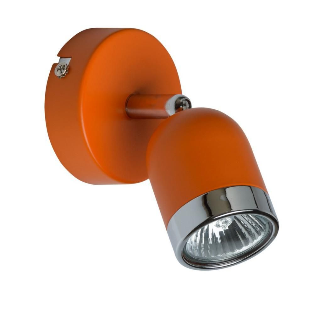 Applique murale spot orange