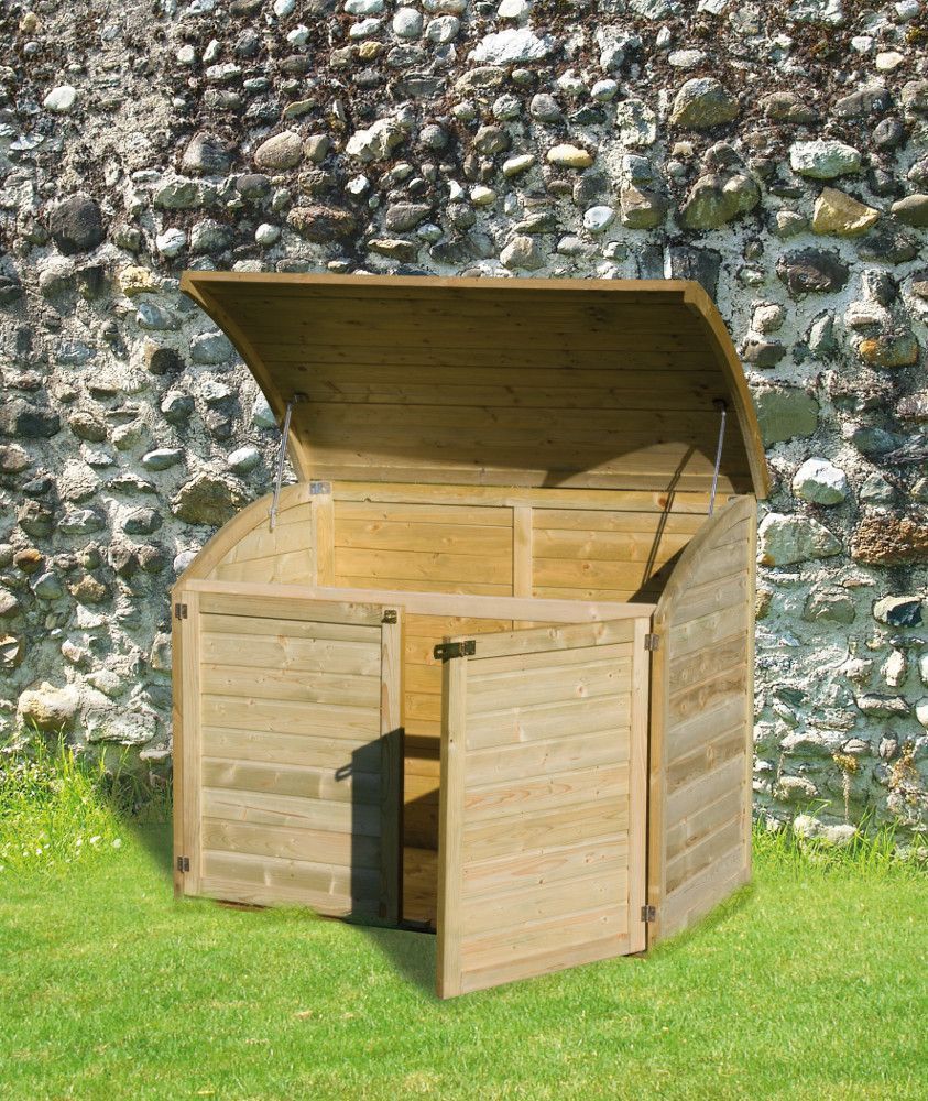 Armoire coffre de jardin en bois 900l