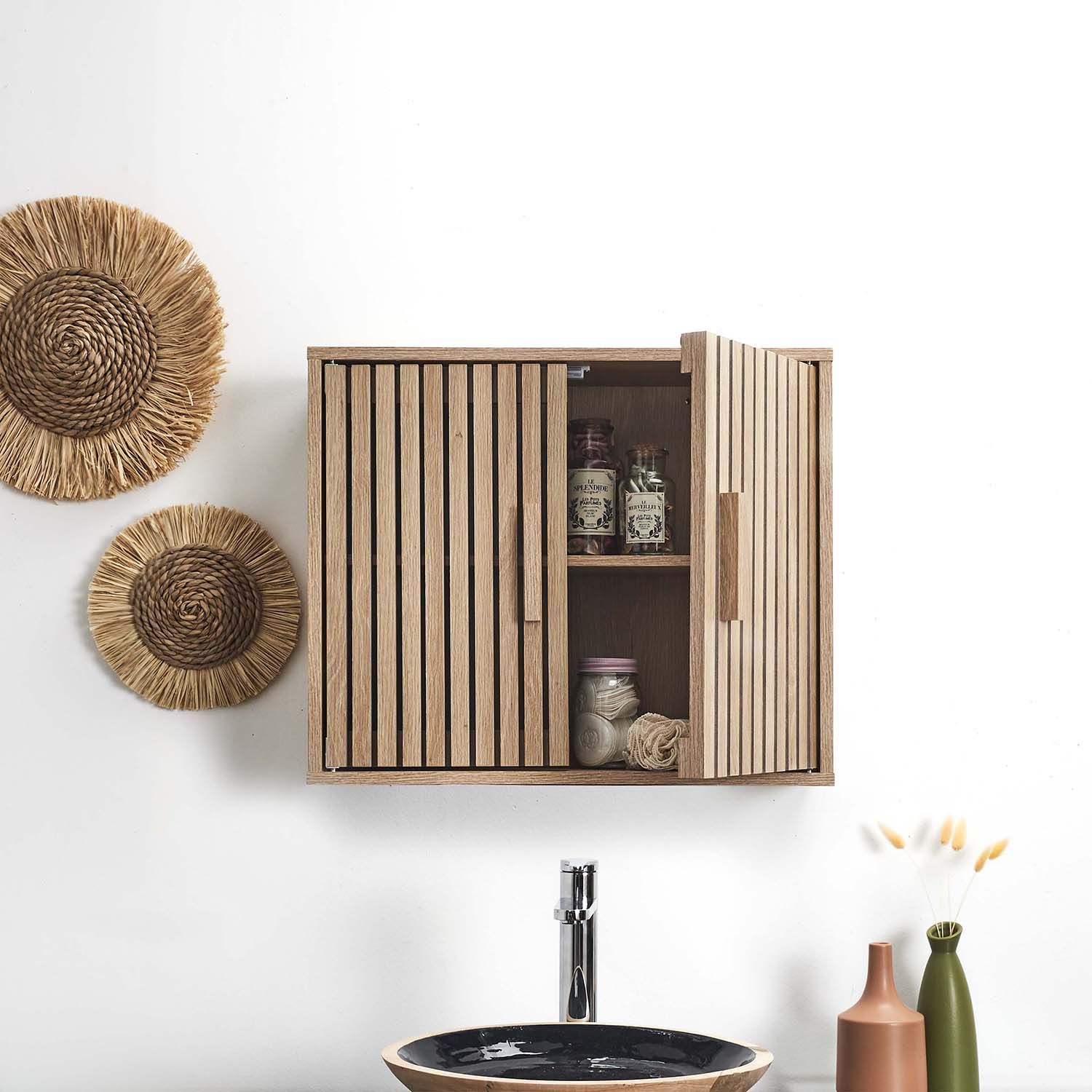 Armoire murale en bois klaus