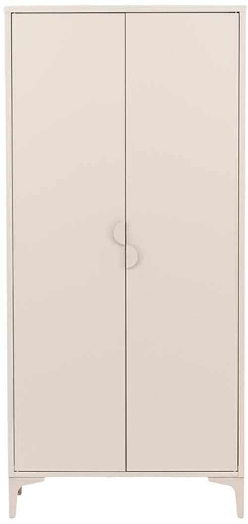 Armoire 2 portes en acier piring (beige)