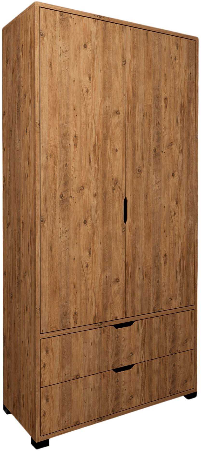 Lark Manor Grande armoire de rangement autoportante avec 2 tiroirs
