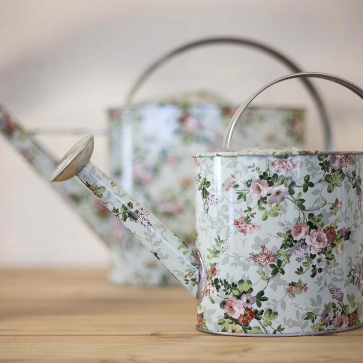 Arrosoir Décoratif En Métal Rose L. 33 Cm L. 12 Cm H. 29 Cm