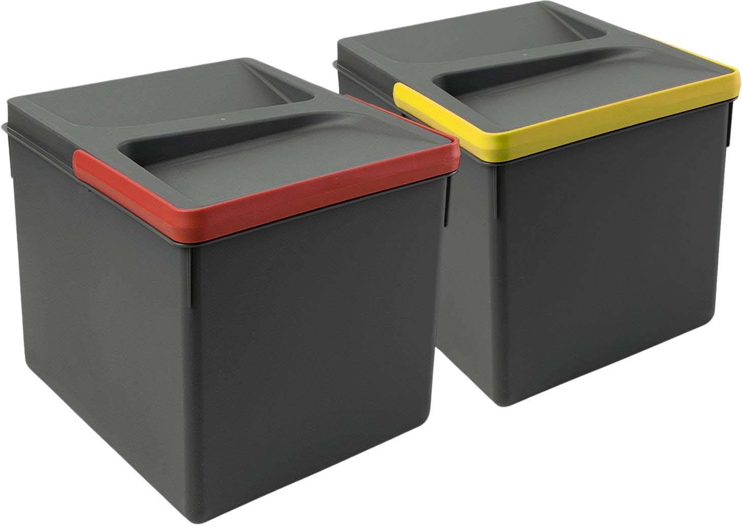 Bacs de tri pour tiroir de cuisine recycle (2 bacs de 12 litres)