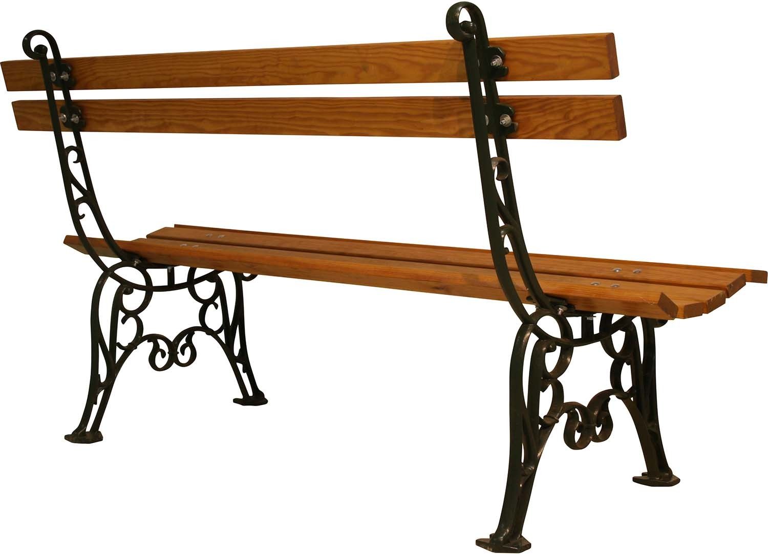 banc-de-jardin-ancien-metal-bois