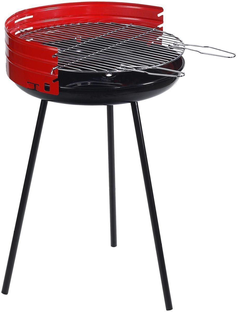 Barbecue à charbon trépied camping (surface cuisson 50cm) Barbecue à charbon sur roulettes camping surface cuisson
