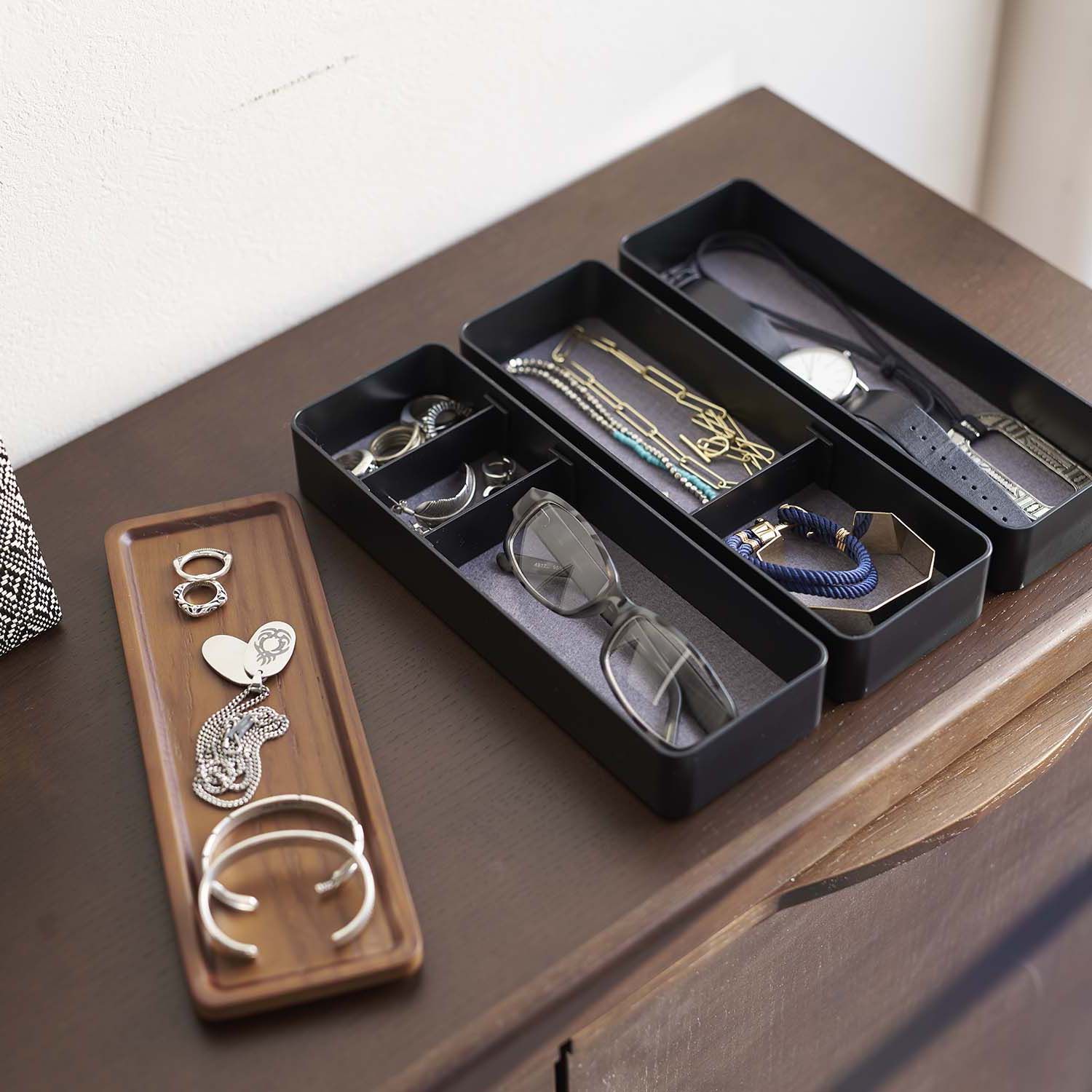 Boîte Pour Boucles D'Oreilles, Boîte À Bijoux 3 Niveaux, Boîte Pour