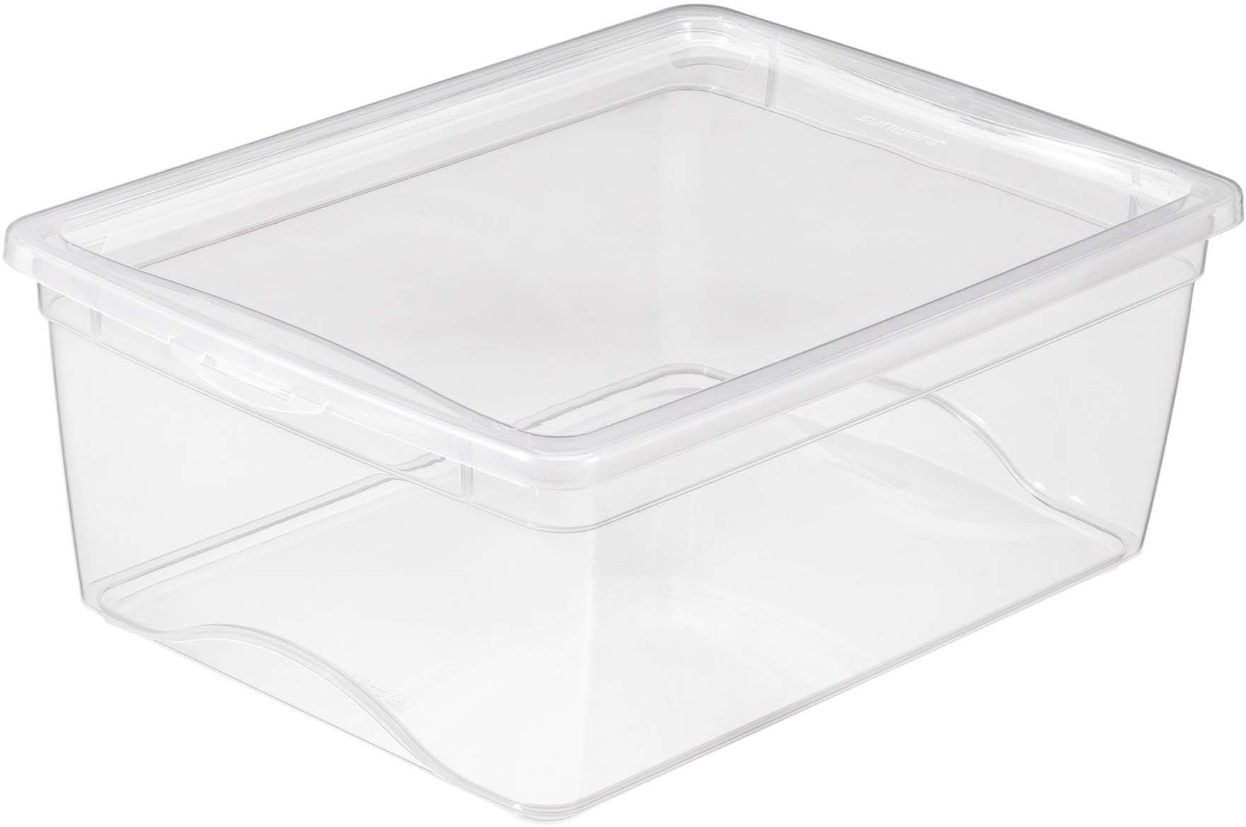 Boite de rangement avec couvercle omega transparent (18 litres)