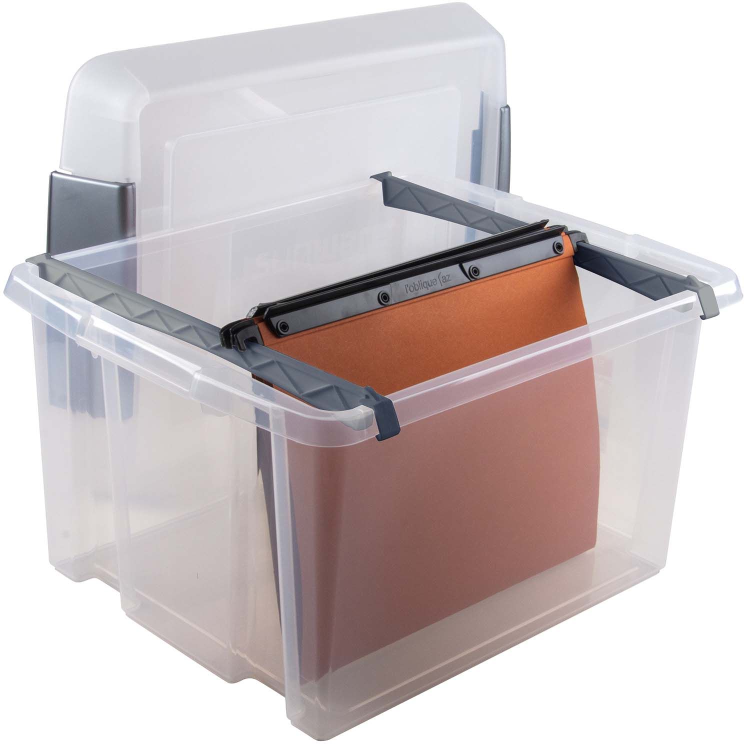 Boite Transparente Pour Dossiers Suspendus 37 Litres Nesta boite-transparente-pour-dossiers-suspendus-37-litres-nesta
