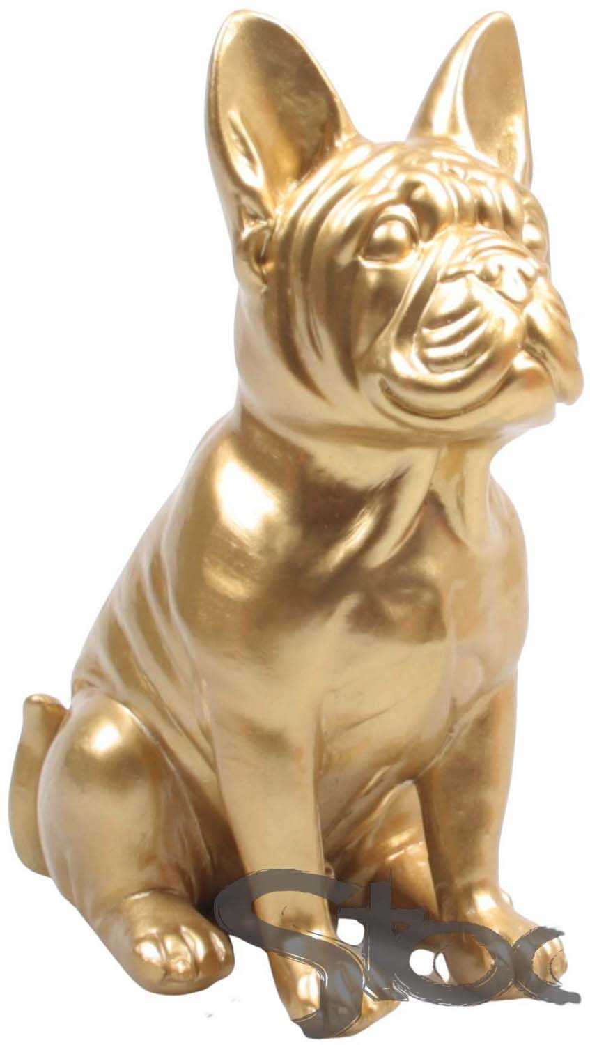 Bouledogue français III figurine assise en résine Art-Dog