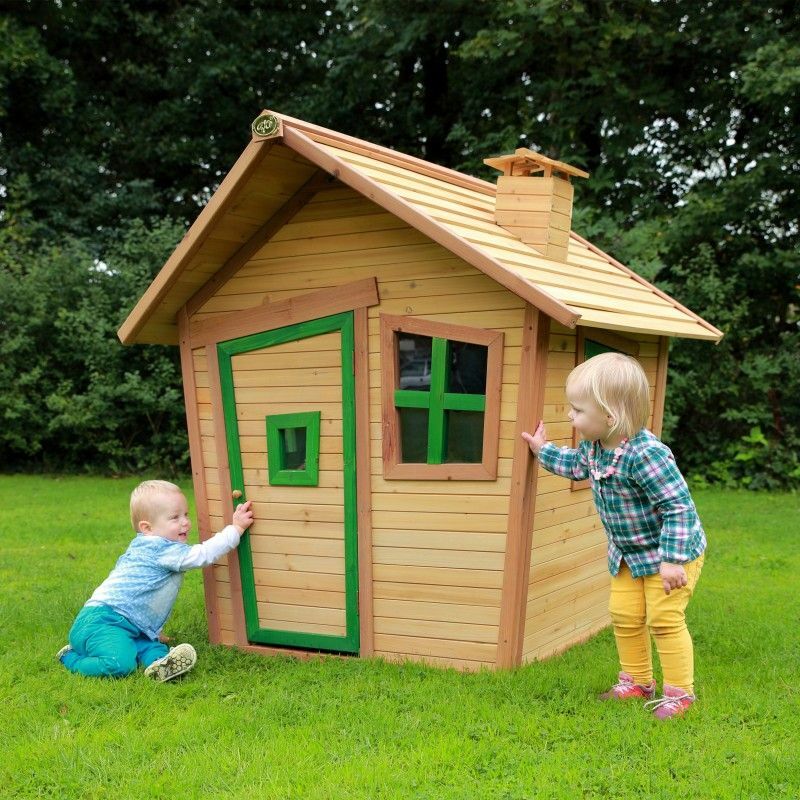 Cabane En Bois Pour Enfant – 1,6m X 1,2m – Idéale Pour Le Jardin – Toiture à Isoler