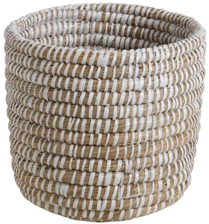 Brandsseller Lot de 3 paniers en jonc de mer - 34 cm, 30 cm et 25 cm - Pour le rangement, la décoration, le rangement et la décoration - Couleur naturelle Brandsseller Lot de 3 paniers en jonc de mer - 34 cm, 30 cm et 25 cm - Pour le rangement, la décoration, le rangement et la décoration - Couleur naturelle