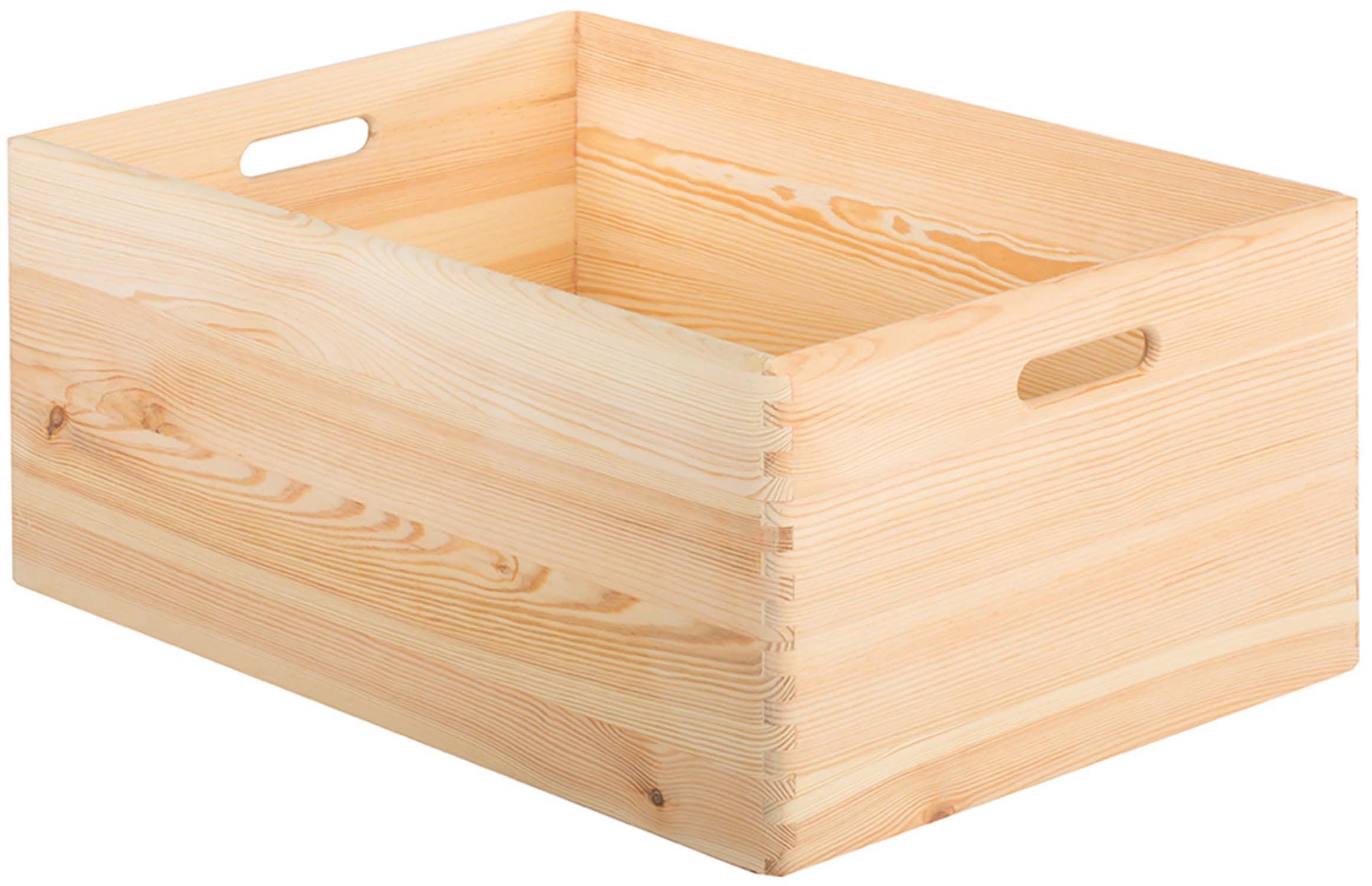 Caisse en bois de rangement (60 x 40 x 23 cm)