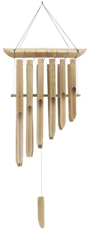 Carillon en bambou Couleur beige Aubry Gaspard