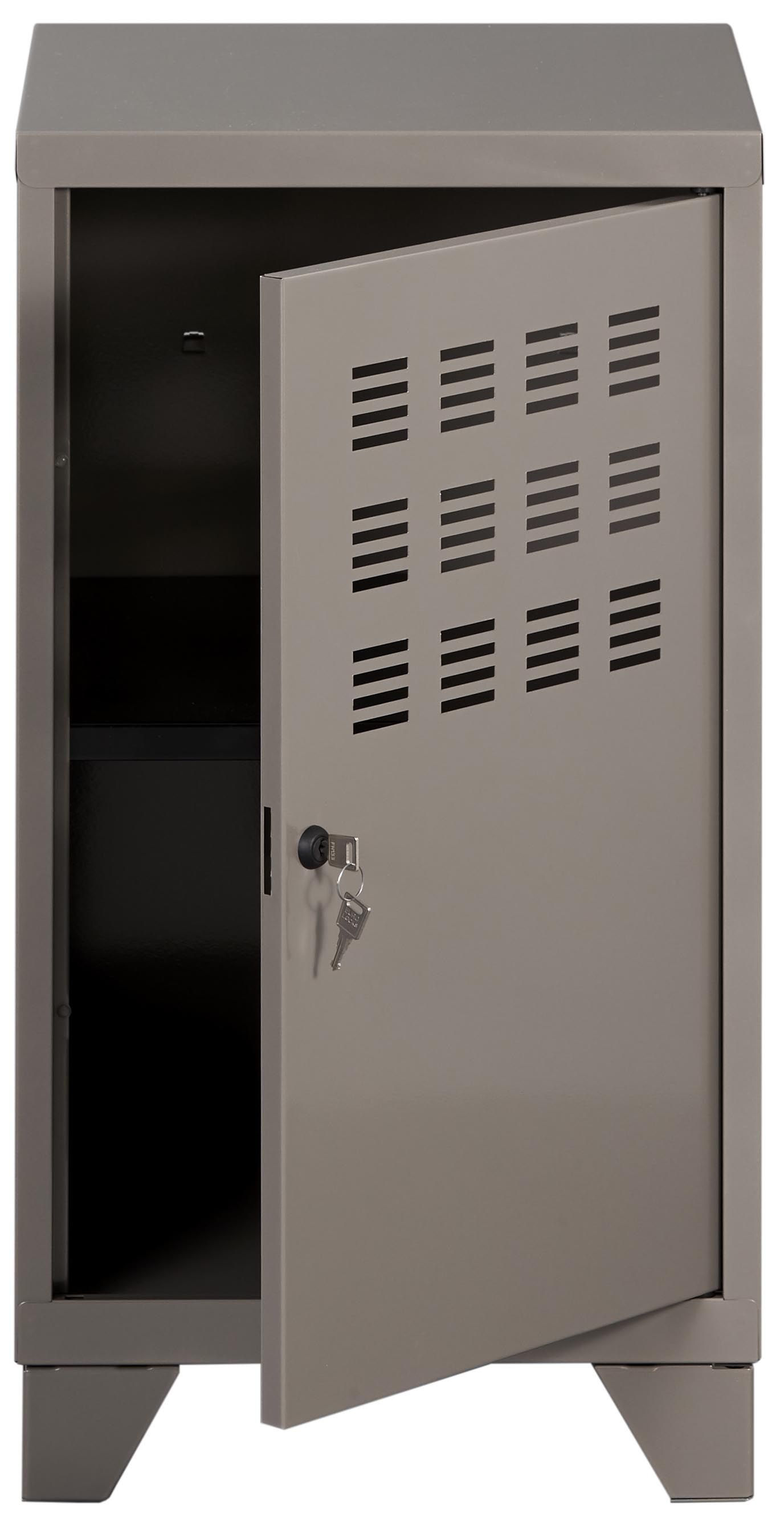 Casier de rangement en métal 74 cm collégien (alu)