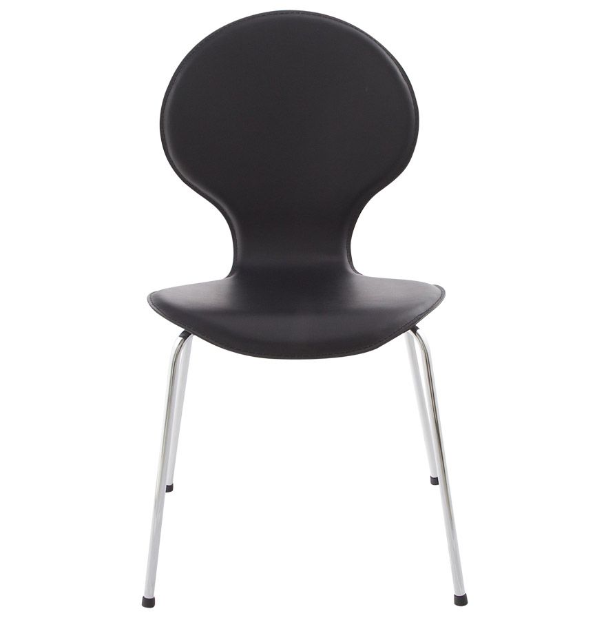 Chaise design contemporain vlind (noir)