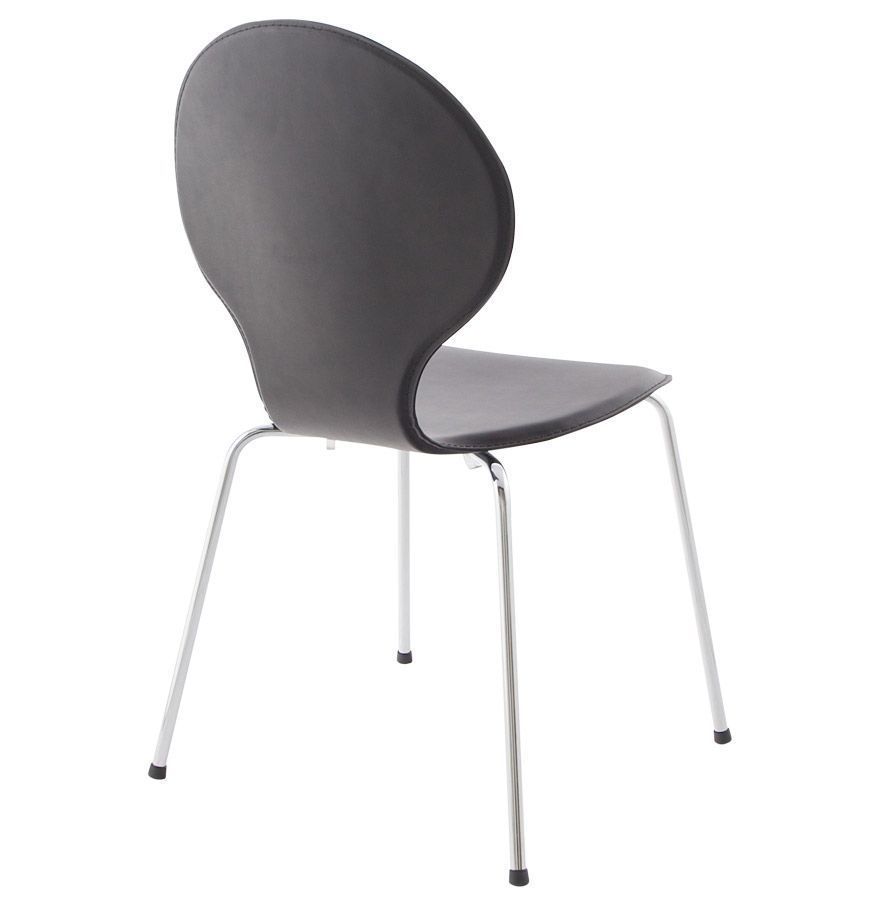 Chaise design contemporain vlind (noir)