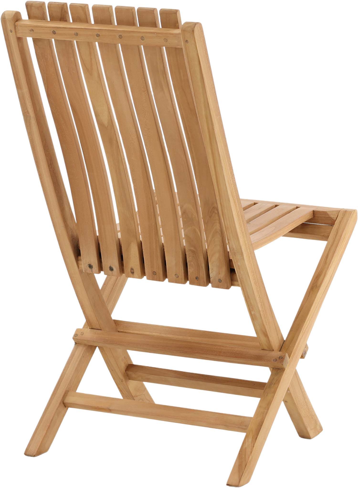 Chaise de jardin pliante en teck ghana