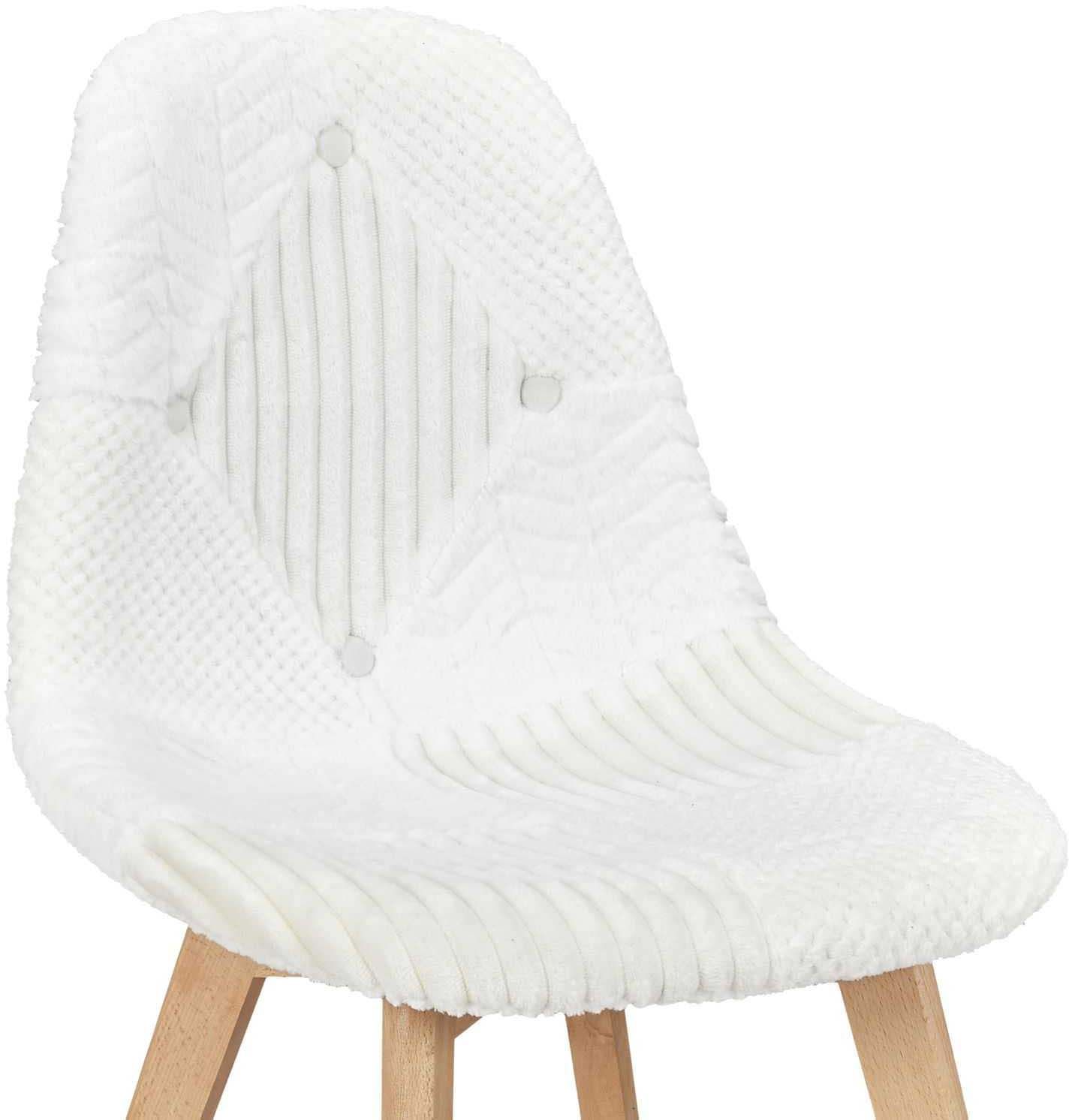 SCANDY PATCHWORK NOIR ET BLANC - chaise scandinave