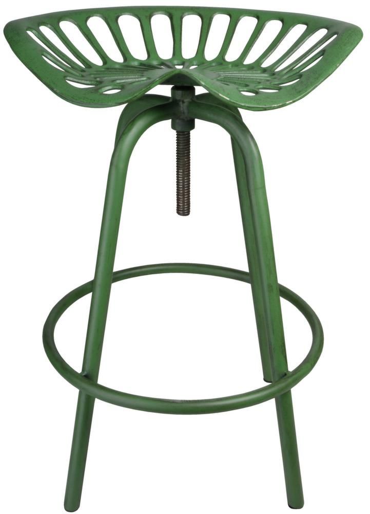 Ancien tabouret médical pivotant métal chromé