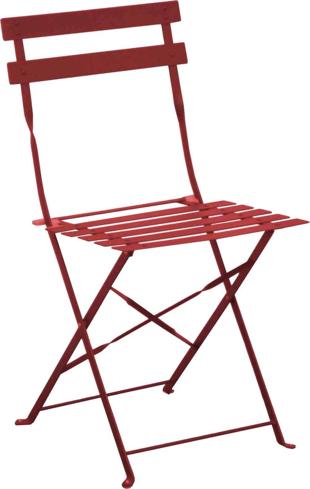 chaise-de-jardin-pliantes-rouge