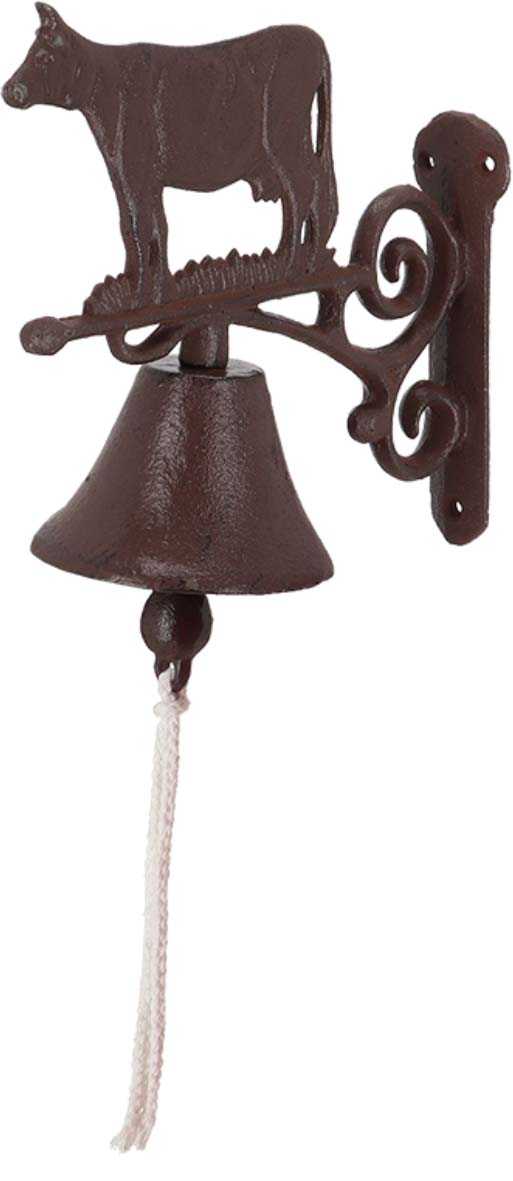 CLOCHE de porte en fonte statue cochon - 37 cm | Prince Décoration
